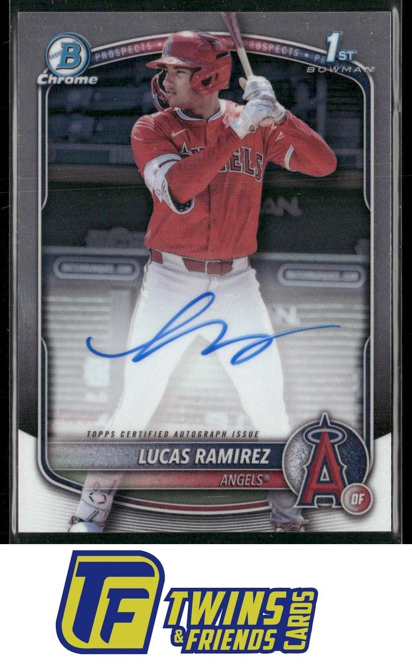 2025 Bowman #CPA-LR Lucas Ramirez Chrome Prospect Autographs