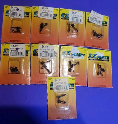 Lot Of 9 EZ Mate Couplers Railroad Under Shank 2Short-1Med-6Long 