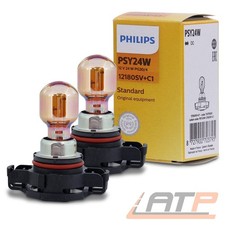 PHILIPS 12V 24W LAMPE SILVER VISION SILVERVISION CHROME PG20 DESIGN BLINKER 2x