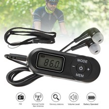 Battery-Operated Portable Pocket Digital FM Radio LCD Stereo Music News Receiver