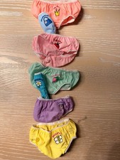 Build A Bear Rare Vintage Days Of Week Colorful Underwear Undies Panties New BAB