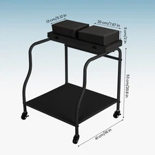 Portable Pedicure Cart with Foot Rest, Salon Nail and Foot Bath Spa