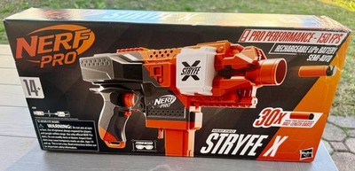 NERF Pro Stryfe X Dart Semi-Auto Blaster Rechargeable LiPo Battery NIB New*