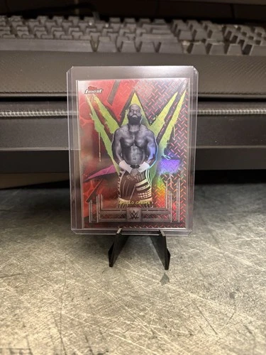 WWE 2025 Topps Finest Apollo Crews Red Refractor 3/5