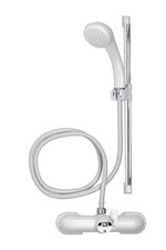 Croydex Shower Head and Hose Mixer Set with Riser Rail - 1.5m Shower Hose and