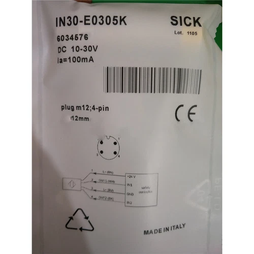 1PZ Sensore interruttore di prossimità Sick IN30-E0305K IN30E0305K nuovo spedizione gratuita  - Foto 3 di 3