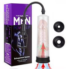 Vacuum Penis Pump for Male ED Enhancement Erectile Enlargement Penis Enlarger BG
