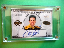 Elliott Sadler 2008 Wheels TRACKSIDE TREASURY GE Racing Team Auto Card ES SER/25