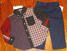 POLO RALPH LAUREN AUTHENTIC BABY BOYS BRAND NEW ORIGINAL 2Pc SET Size 12M, NWT