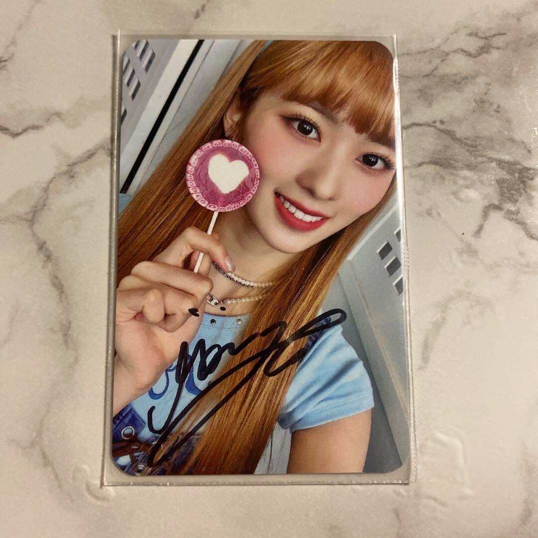 CherryBullet メイ cherryrush サイン入りトレカ Cherry Bullet May autographed signed Photocard Cherry Rush