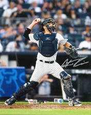 Austin Romine Signed New York Yankees 8x10 Photo Fanatics Certified COA MLB