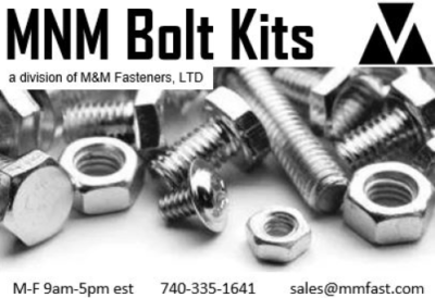 M&M Fasteners 1260pc Metric Class 10.9 Hex Bolt, Nut & Washer Assortment Kit - Zinc Plated Steel-537152