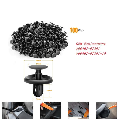 100pcs Engine Under Cover Retainer Clips Fastener Screws for Toyota Lexus - Bild 8 von 9