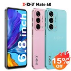 2025 Unlocked Smartphone 6.8 In 4Gb+128Gb Cell Phone Android Octa Core Dual Sim