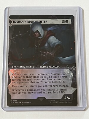 Roshan Hidden Magister 133 MTG Assassins Creed 2024 MT - 9.0 + Showcase Foil | eBay Roshan Hidden Magister 133 MTG Assassins Creed 2024 MT - 9.0 + Showcase Foil | eBay