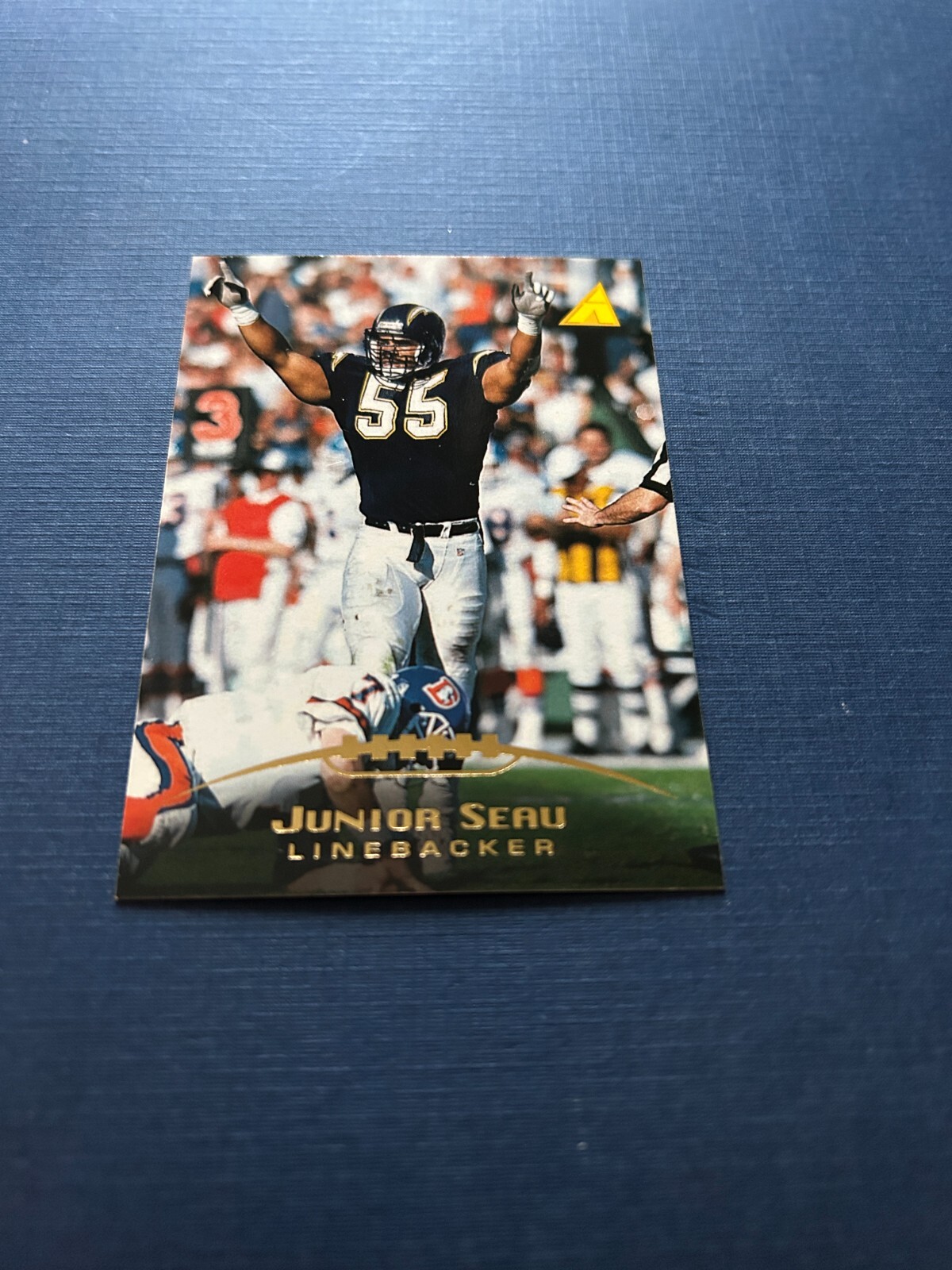 1995 Pinnacle Football Junior Seau #66 HOF  Set Break NM-MT