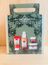 Origins All Time Essentials Ginzing Set: Boost Skin Energy & Radiance 4 Pcs Set