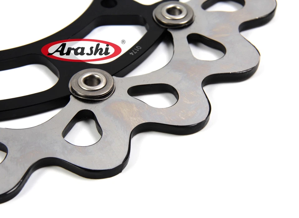 Pares de rotor de disco de freno delantero para Yamaha YZF R1M 1000 2015-2020 2019 2018 2017 Foto 4 de 4