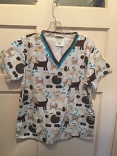 Scrubs Dog Print Size Small