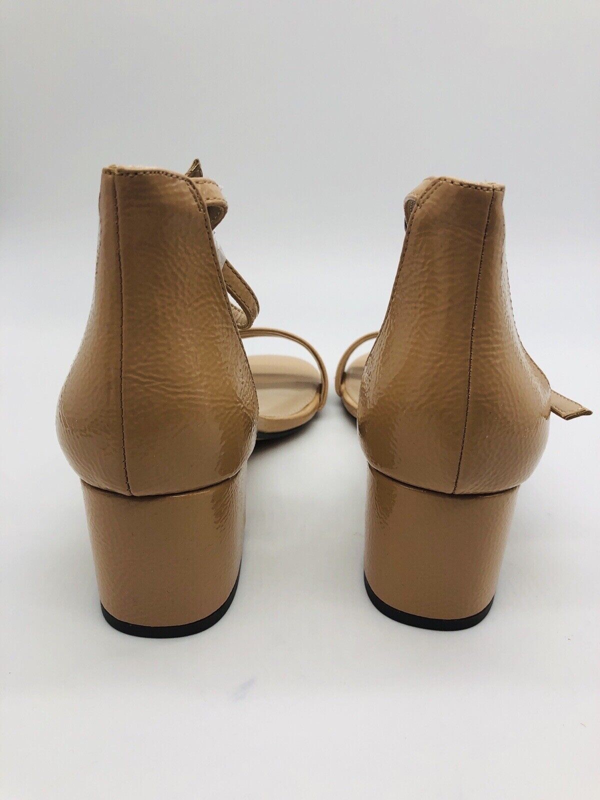 Women's Nola Heeled Sandals Two Strap Open Toe Blush Rose Amazon