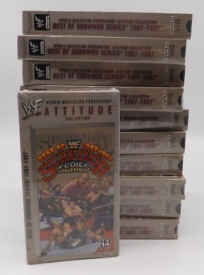 WWF Survivor Series Best Of VHS Video Tape 1987-1997 WWE