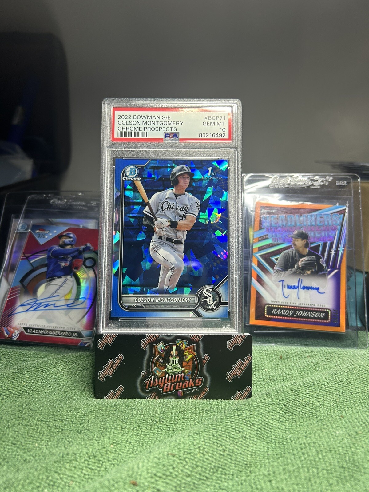 PSA 10 Colson Montgomery 1st 2022 Bowman Sapphire Chicago White Sox