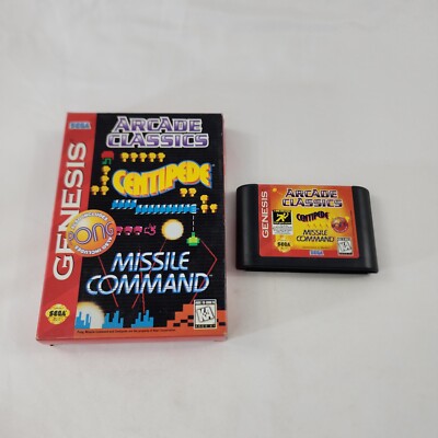 Arcade Classics (Sega Genesis 1996) Centipede/Missile Command/Pong