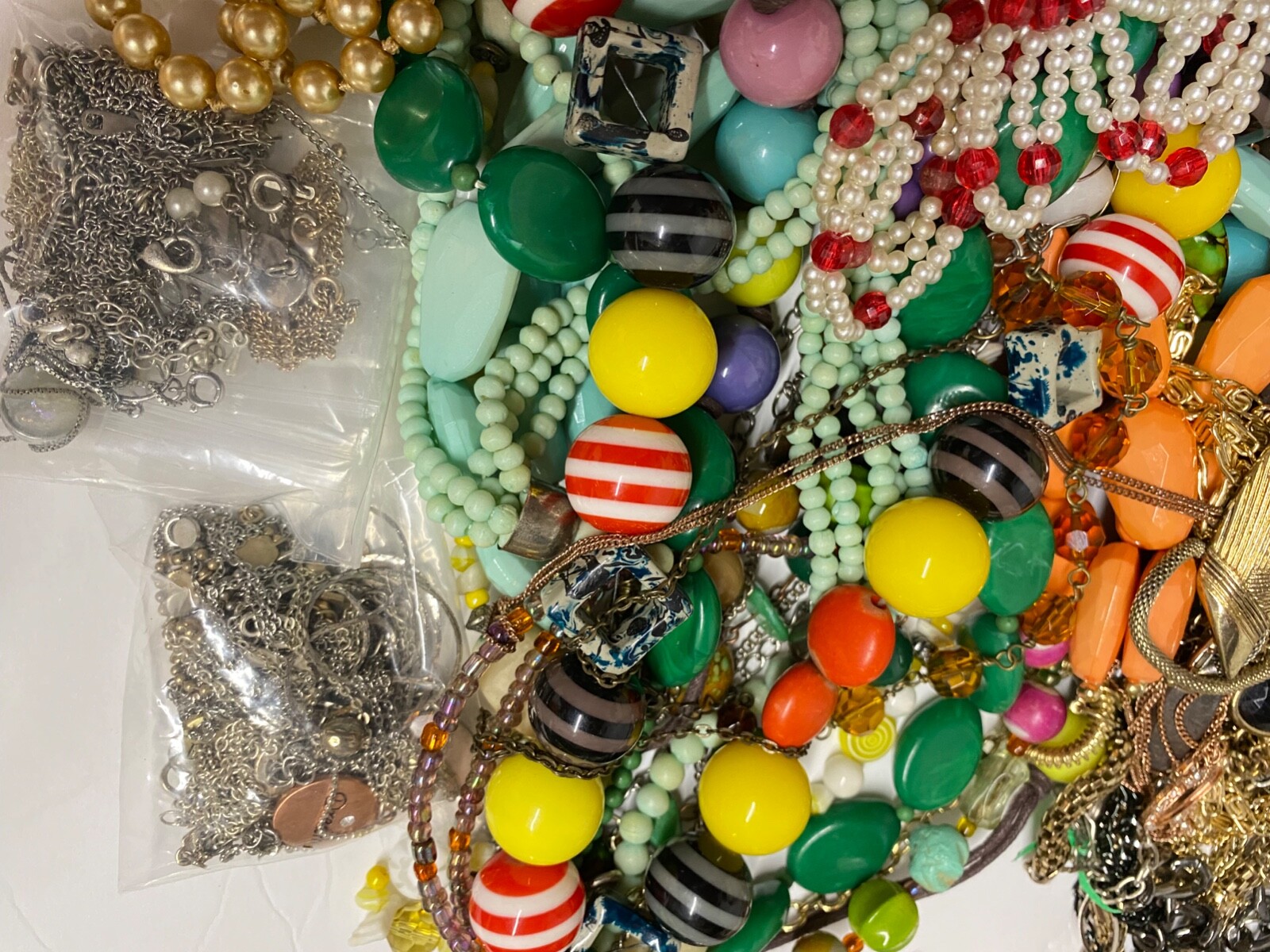 No Junk Old Mixed Jewelry Lot All Wearable 7Lbs +. Box4 eBay