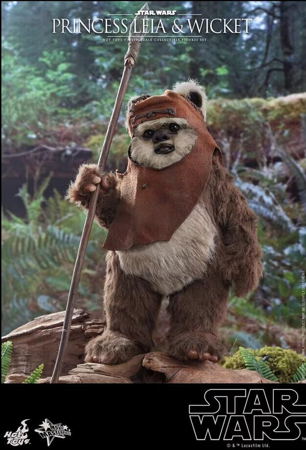 HotToys HT Star Wars Ewok Wicket MMS550 1/6 Scale Figure | eBay