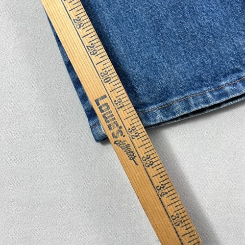 Vintage Wrangler Jeans Women 9x32 Cowboy Cut Blue 90s Western Farm Ranch Cowgirl - Picture 17 of 20