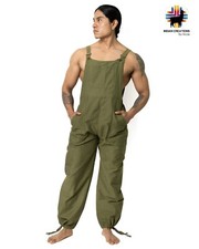 Boho Cotton Overall. Hippie Style Overalls. Unisex Overalls.