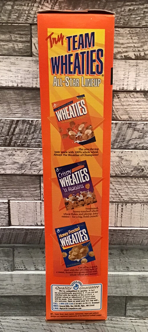 VINTAGE WHEATIES CEREAL BOX GREEN BAY PACKERS SUPER BOWL XXXI CHAMPIONS 1997 eBay