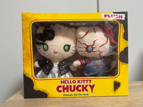 Sanrio Hello Kitty Chucky Collaboration Plush Doll Universal Studio Japan USJ - Afbeelding 1 van 8