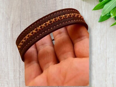 DIGITAL VECTOR FILE, leather bracelet - #37