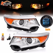 5 Pins For Ford Edge 2011 2012 2013 2014 Projector Headlight Driver & Passenger