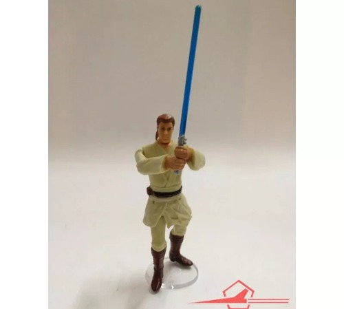 Star Wars Action Figure. Episode 1. Deluxe Obi-Wan Kenobi. HASBRO 1999 - Picture 6 of 9