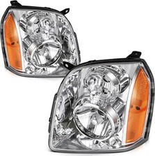 LSAILON Headlight Assembly Replacement Fit 2007-2014 for GMC Yukon 2007-2014 for