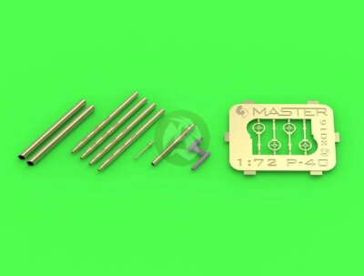 Master 1/72 Pitot Tube & .303 Cal MG Barrels Curtiss P-40B/C (British) AM-72-123