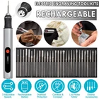 Cordless Electric Engraving Pen Rotary Tool Kit Variable Speed W/ 30 Accessories