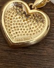 2 Necklaces FAS Thai Gold Over Sterling Silver Cross And Heart Pendant — photo 4