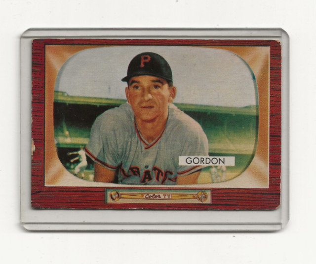 1955 Bowman Baseball #163 Sid Gordon PIRATES VG