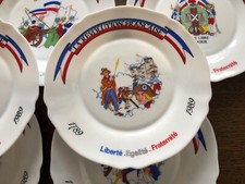 6 assiettes Révolution Française Arcopal TBE