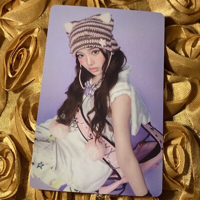 HYEIN NEWJEANS Group Kawaii Bunnies Edition Celeb K-pop Girl Photo Card Cat 2