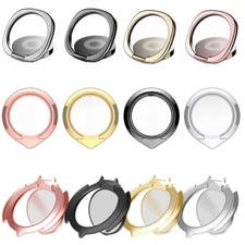 Universal 360° Finger Ring Cell Phone Holder Stand Car Magnetic Metal Plate