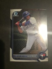 2022 Bowman Draft Luis Meza Chrome Prospect Toronto Blue Jays