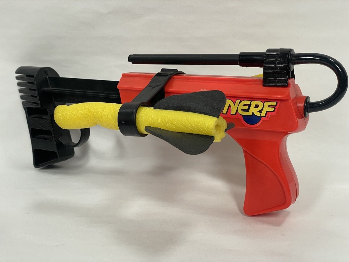 Vintage 1992 Kenner NERF NB-1 Missile Blaster Arrow Gun W/ 1