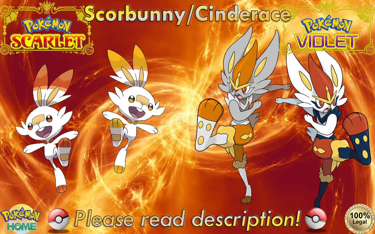 CINDERACE SHINY SCORBUNNY EGG 6 IV✨🍊 Pokemon Scarlet ESCARLATA Violet🍇 EUR 5,00 - IT