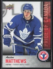 2018 UPPER DECK AUSTON MATTHEWS PRIDE OF CANADA  #CAN10 Leafs