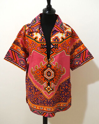 traditionelles Damen Dashiki Shirt Grösse L/XL Folklore african style ZD435