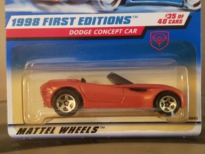 hot wheels 1998 first editions dodge concept car
